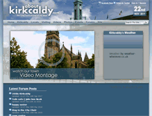 Tablet Screenshot of aboutkirkcaldy.com